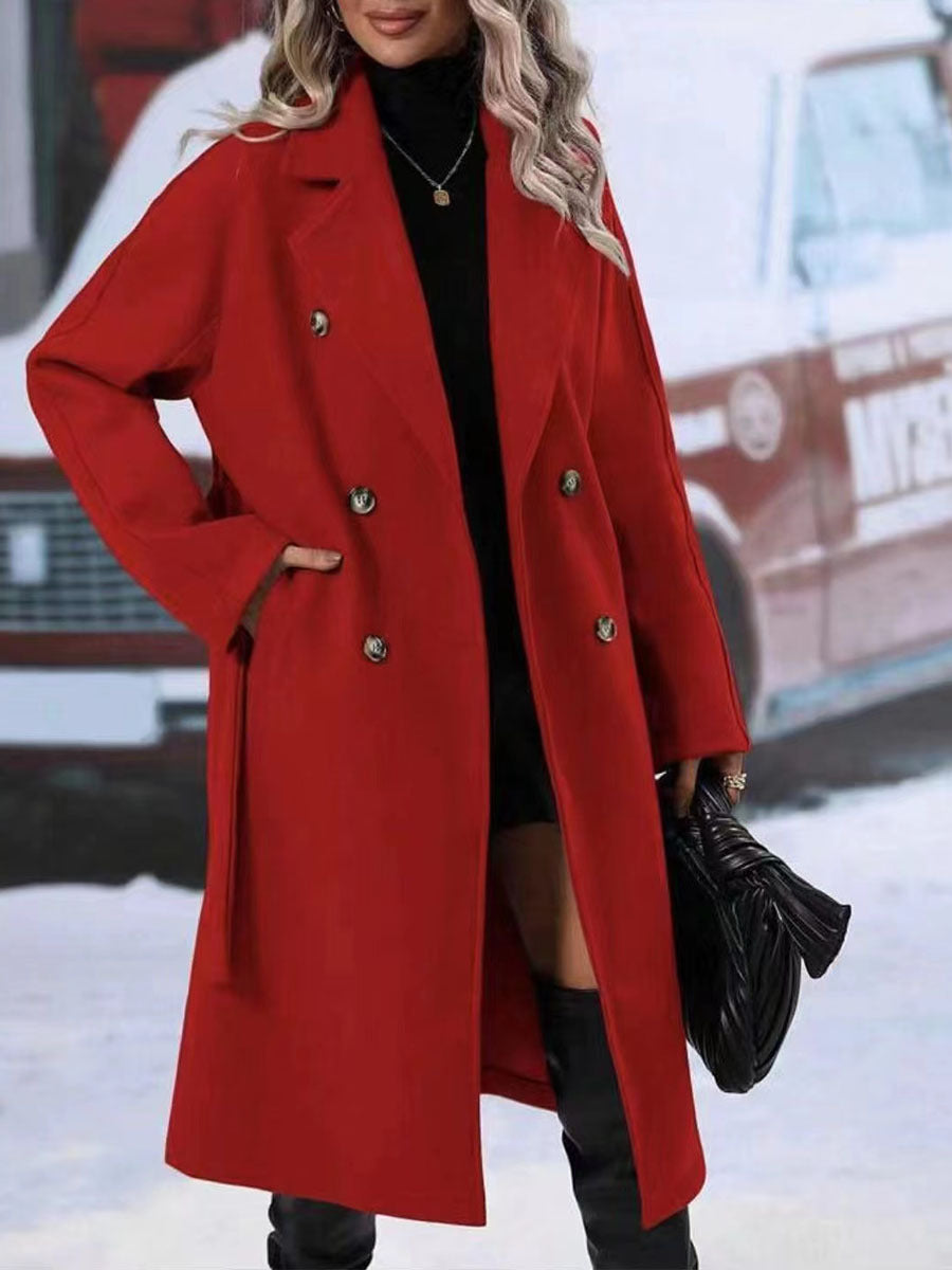 Alternate view: Women's double breasted trench coat