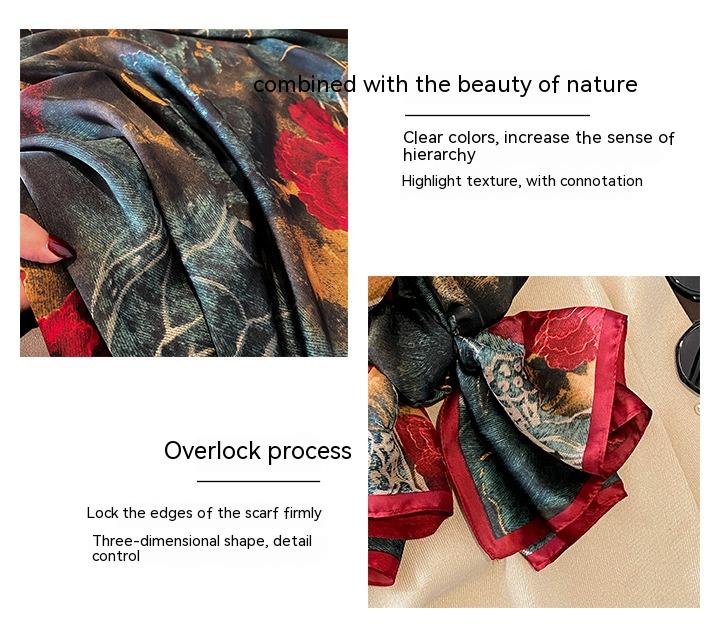 Alternate view: Unisex red scarf