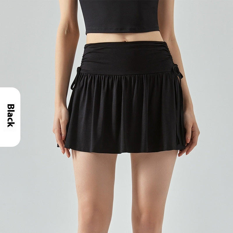 Women's black skirts nylon