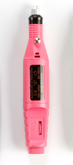 Electric pink nail drill pen