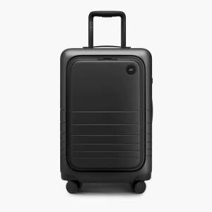 Unisex dark at night front open suitcase