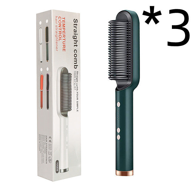 Unisex 2 in 1 hair straightener comb