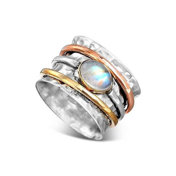 Unisex vintage turquoise ring