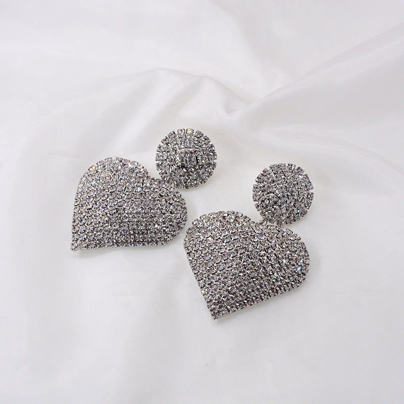 Women's love earrings