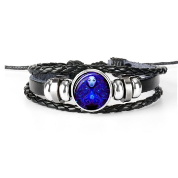 Alternate view: Unisex zodiac constellation bracelet