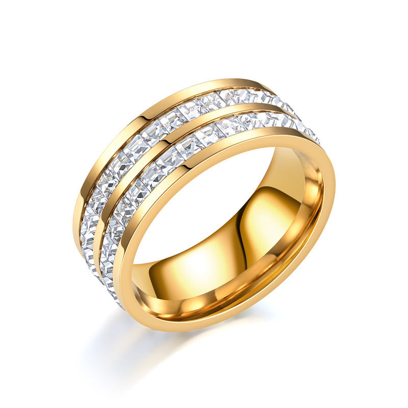 Women's rhinestone ring