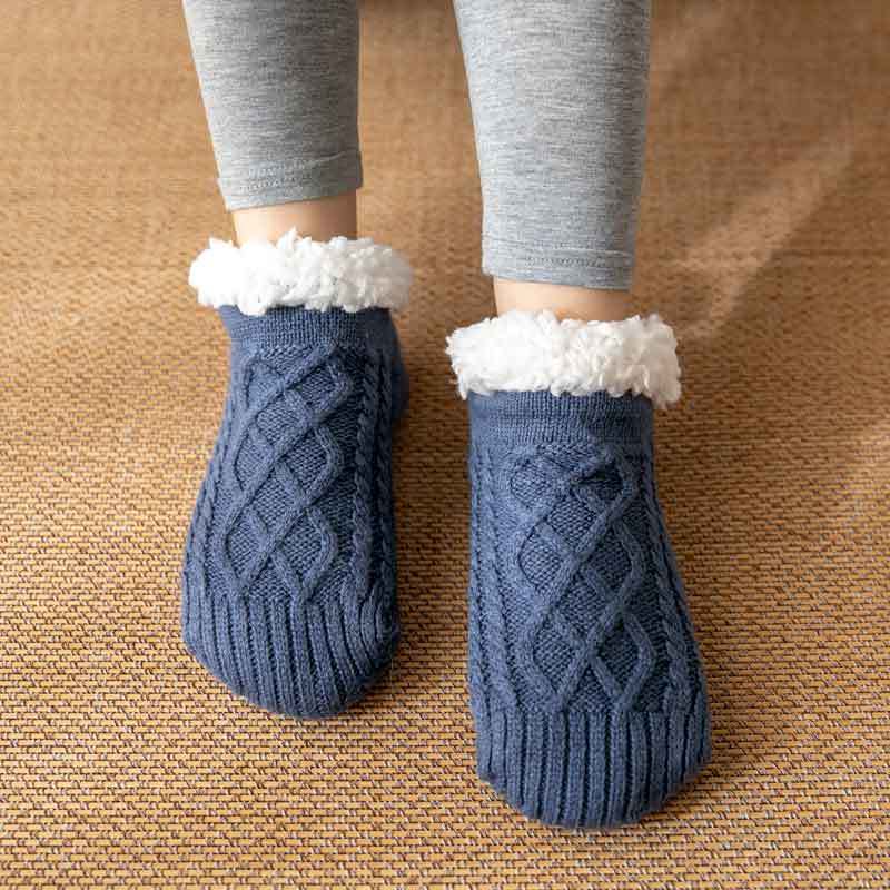 Knitted Plush Non-Slip Socks - view 11
