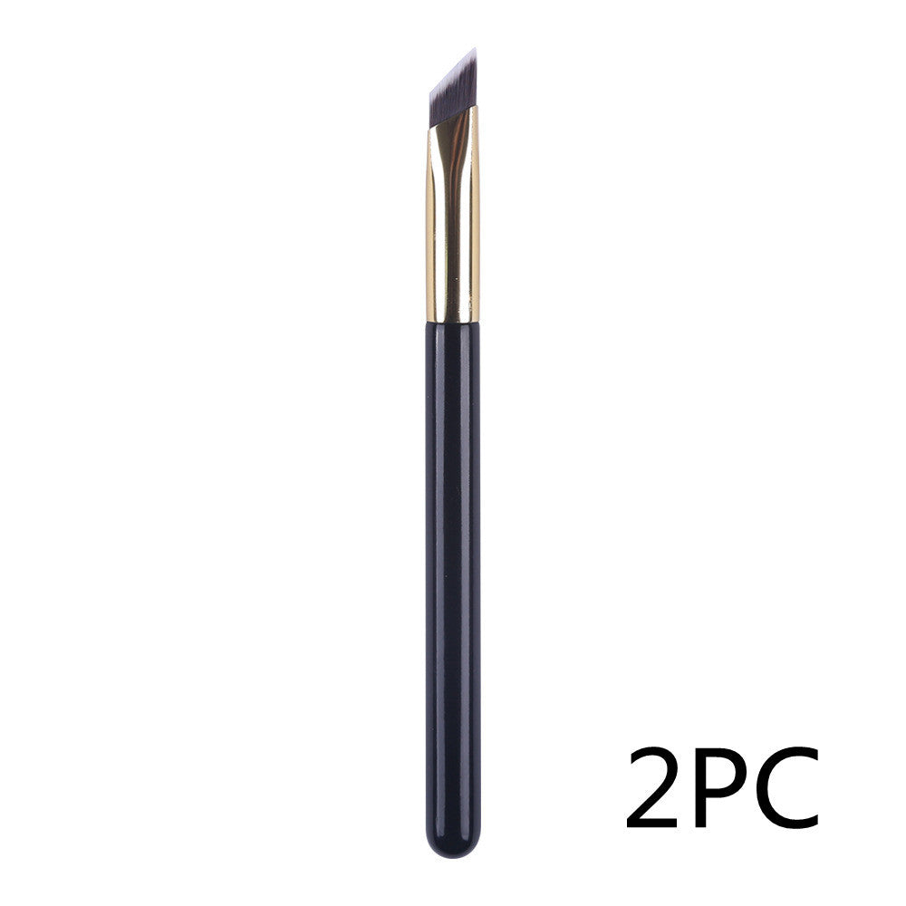Unisex black 3D eyebrow brush