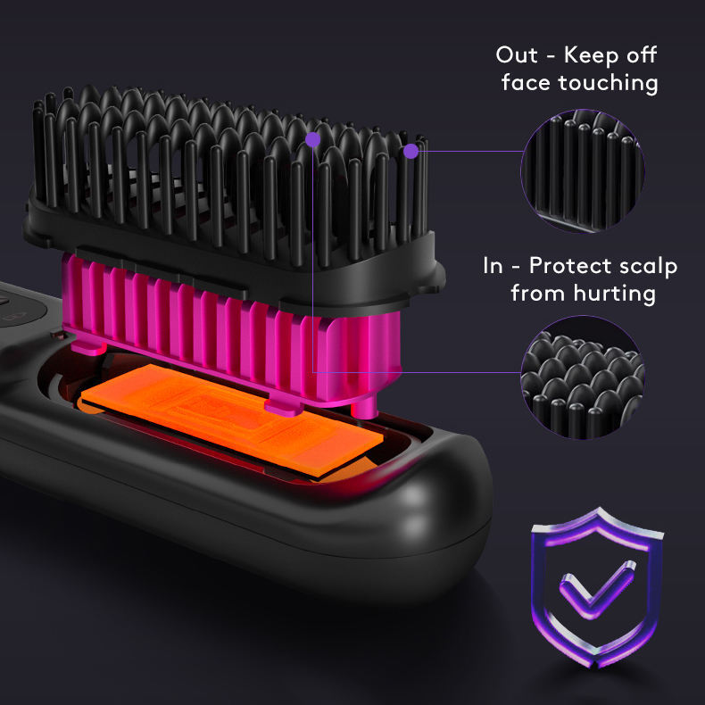 Alternate view: Unisex USB portable comb