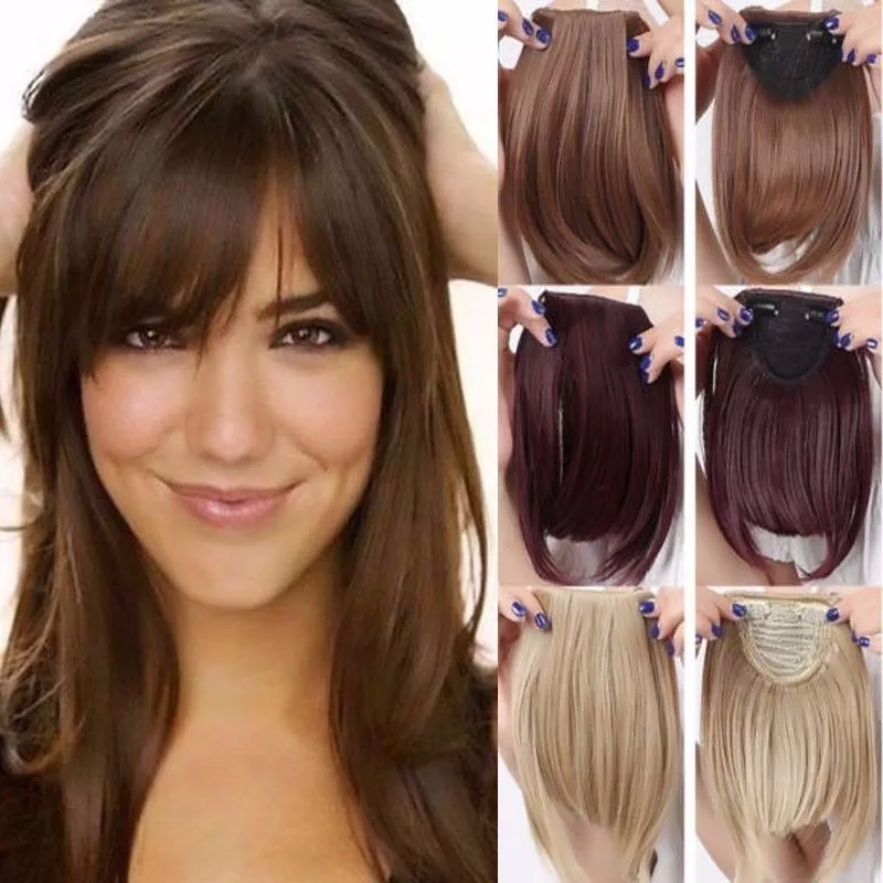 Alternate view: Women's fake bangs hairpiece