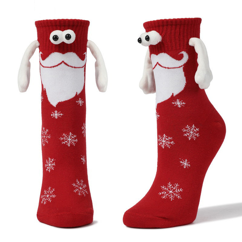 Magnetic Hand-Holding Christmas Socks - view 2
