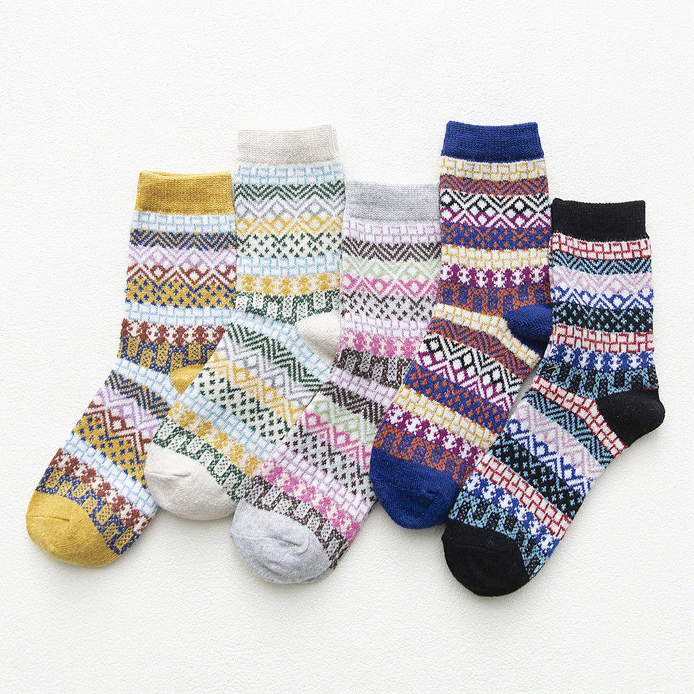 Unisex thick wool socks -pair pack