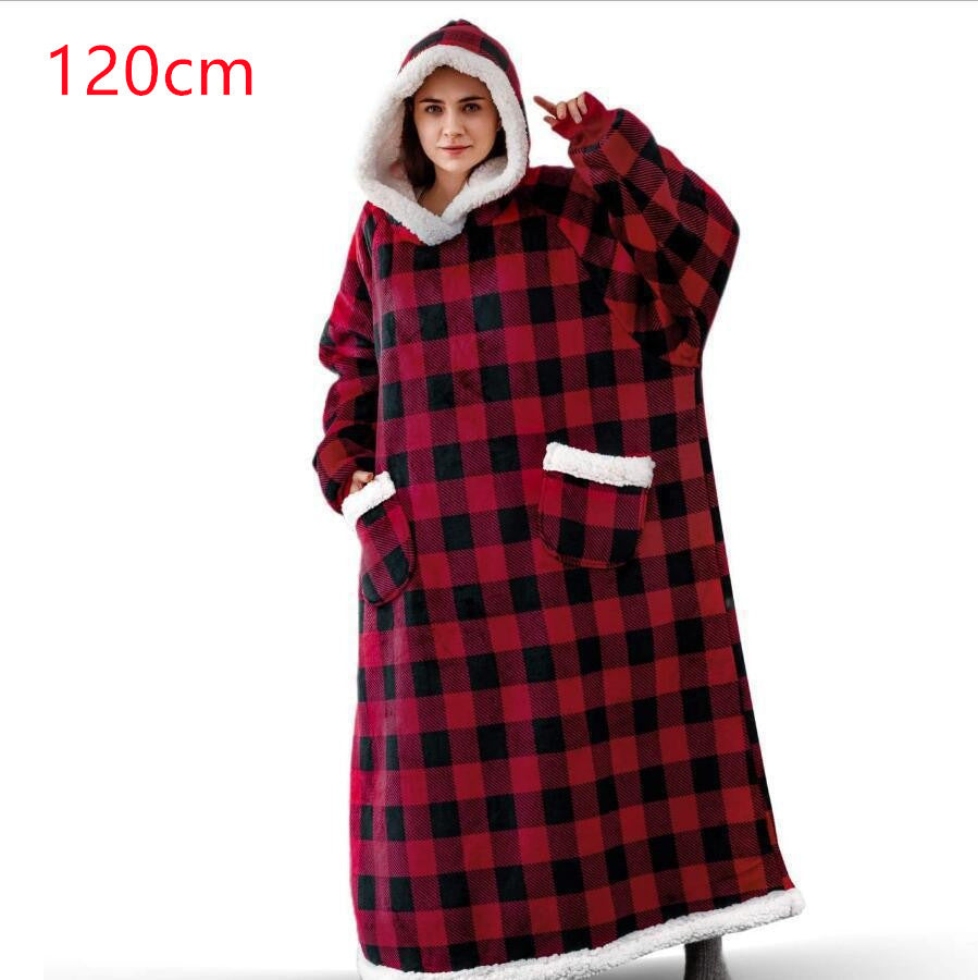 Unisex tv hoodie blanket