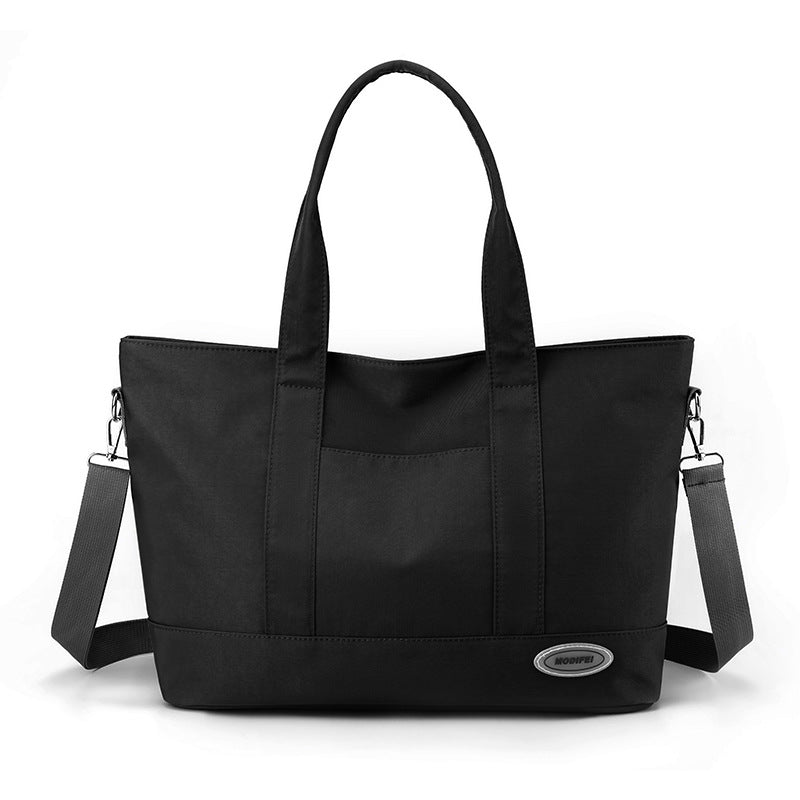 Women's black large tote bag