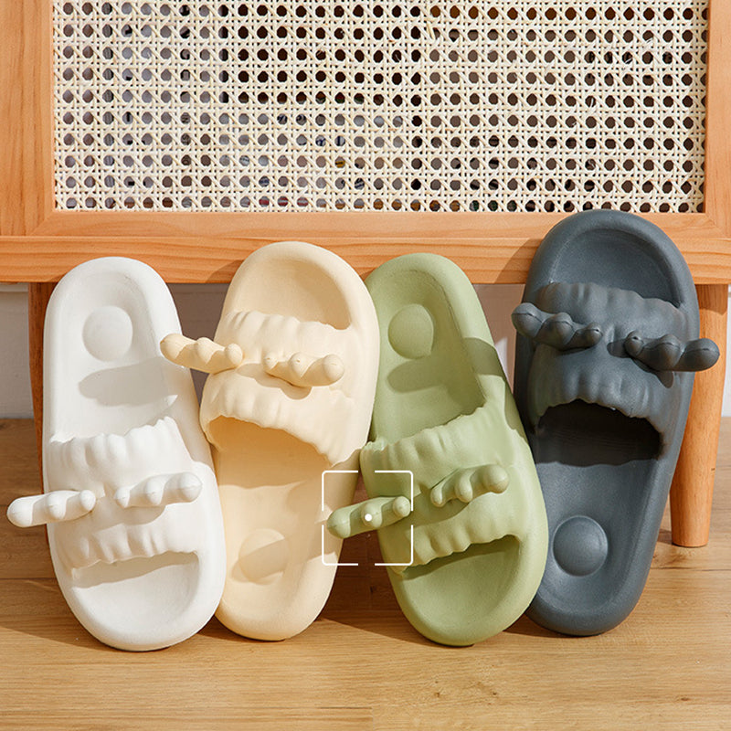 Alternate view: Women's deer horn slippers