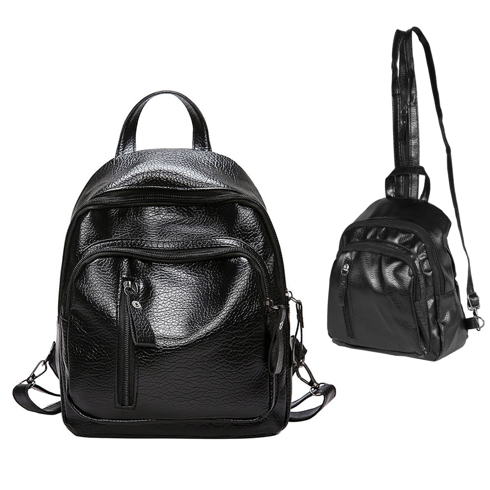 Women's PU backpack