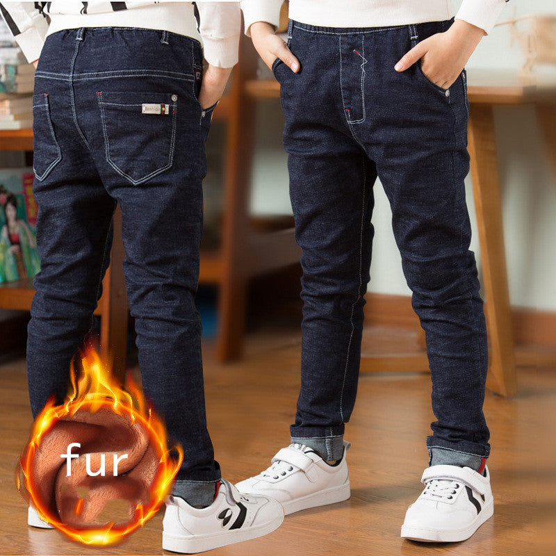 Boys fleece lined jeans