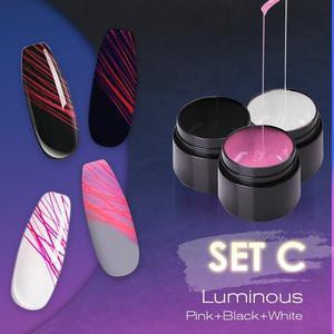 Unisex suit c luminous nail gel