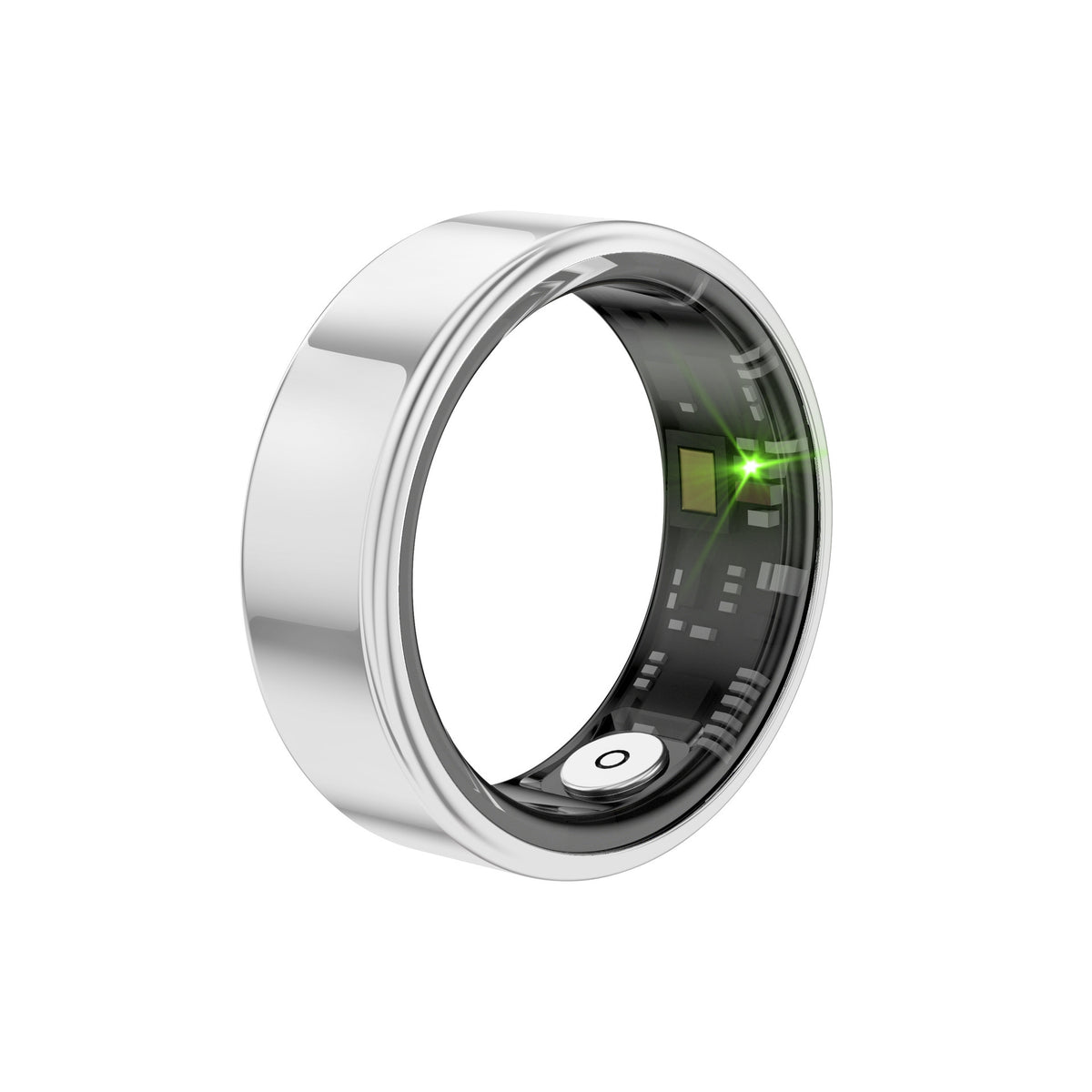 Women's silver smart ring
