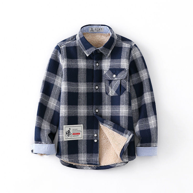 Boys plaid shirt