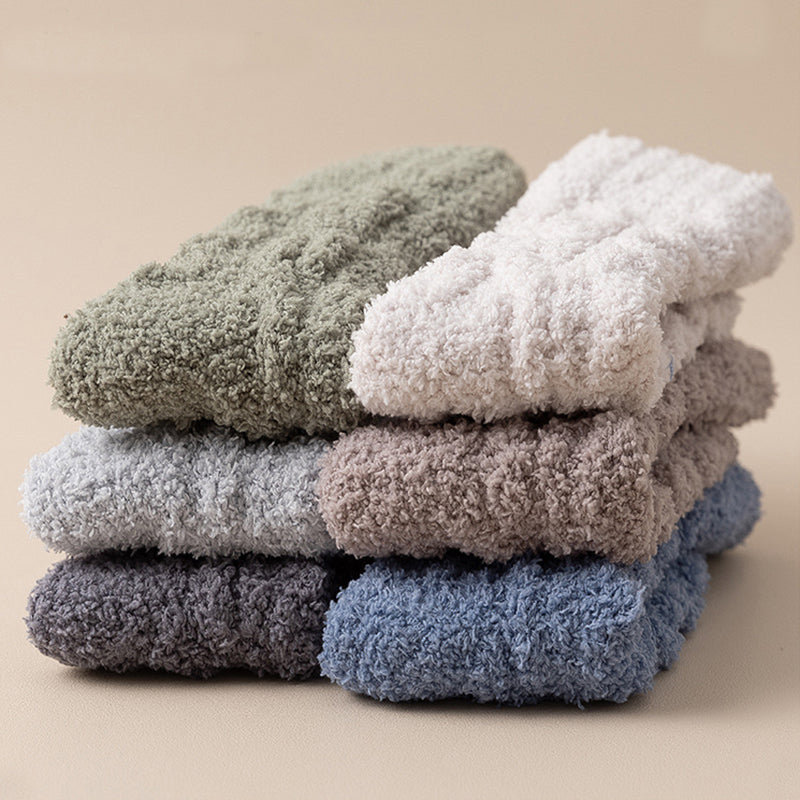 Thick Fuzzy Coral Fleece Socks - view 8