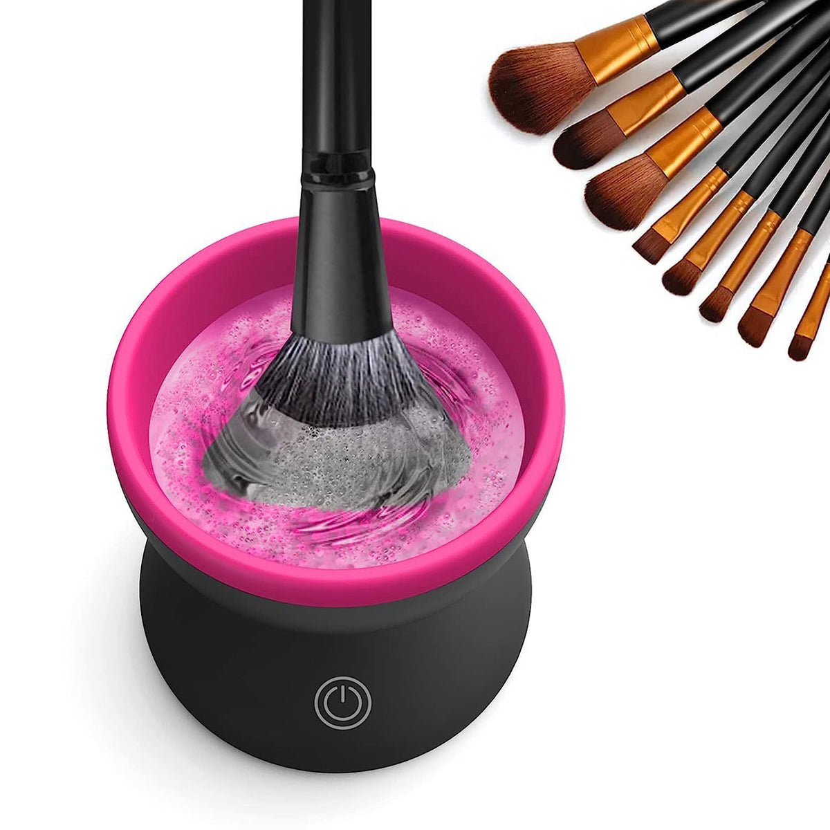 Unisex electric makeup brush cleaner