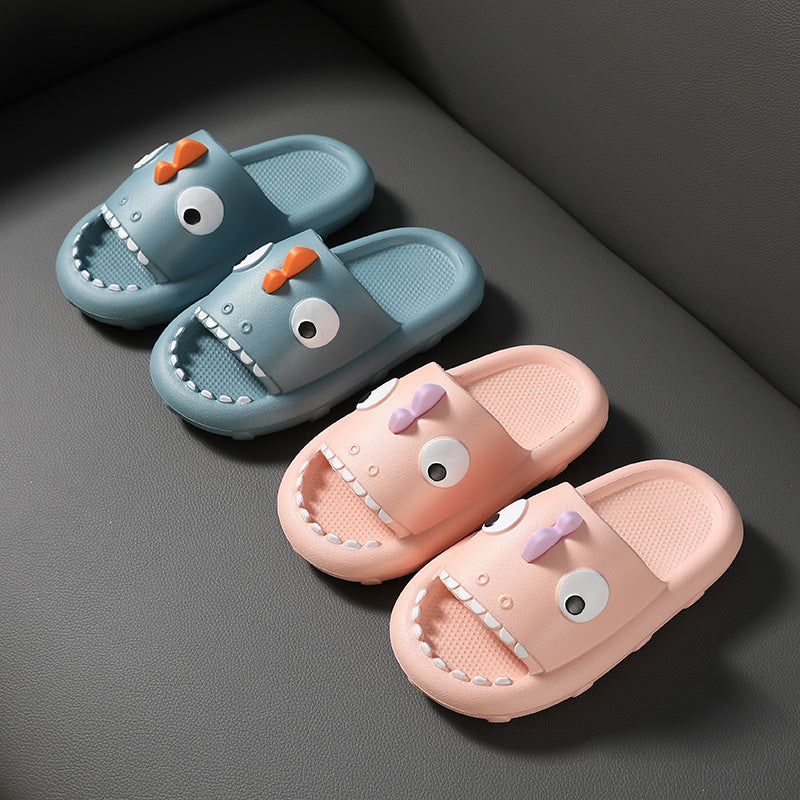 Boys shark slippers