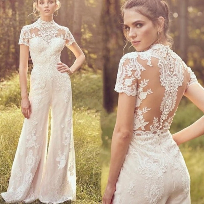 Women's bridal jumpsuit