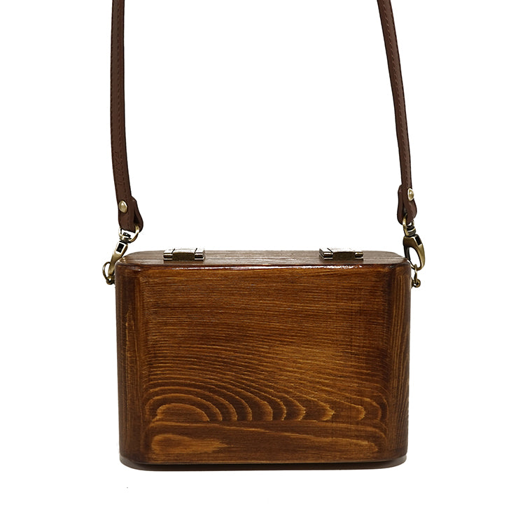Alternate view: Unisex wooden buckle bag