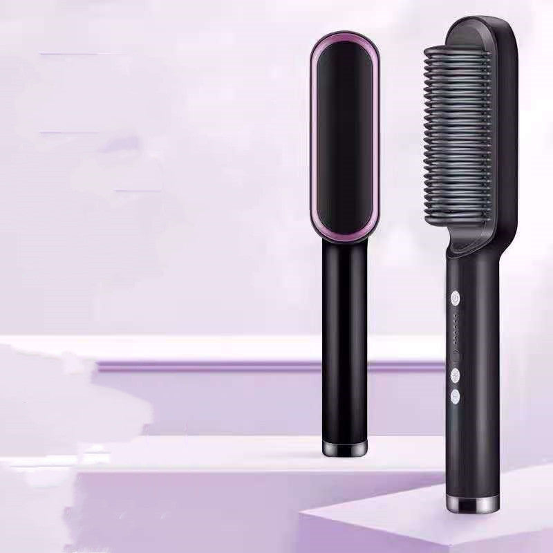 Unisex 2 in 1 hair straightener comb
