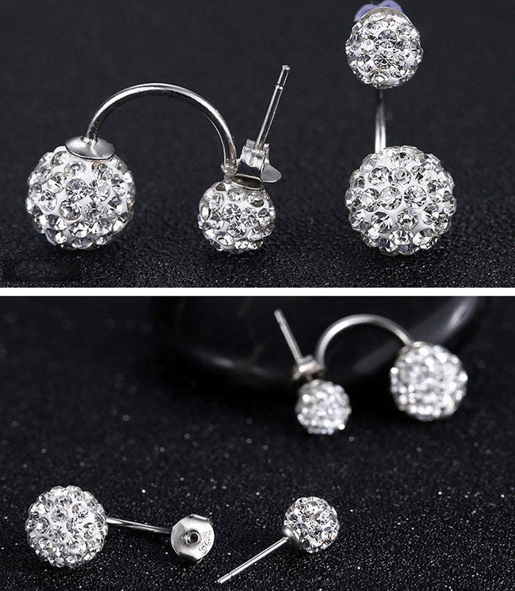 Alternate view: Women's rhinestone earrings
