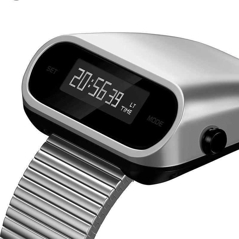 Unisex silver multifunction watch
