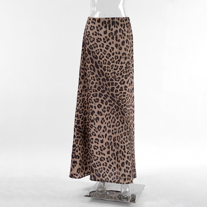Alternate view: Women's leopard print dress mermaid skirt