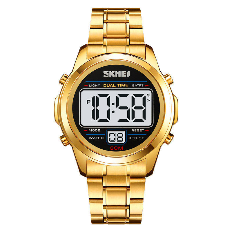 Men's luminous digital watch