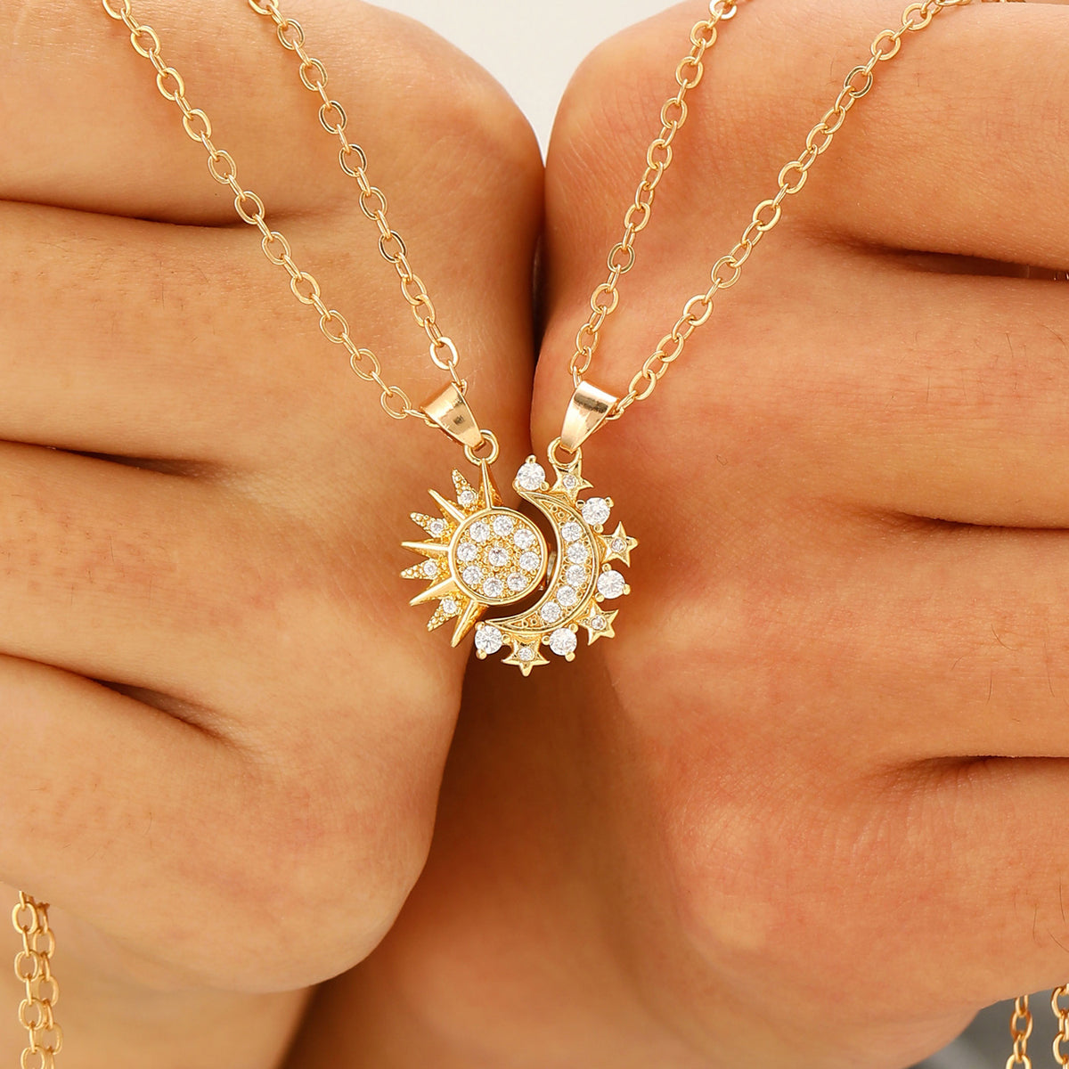 Alternate view: Unisex sun & necklace