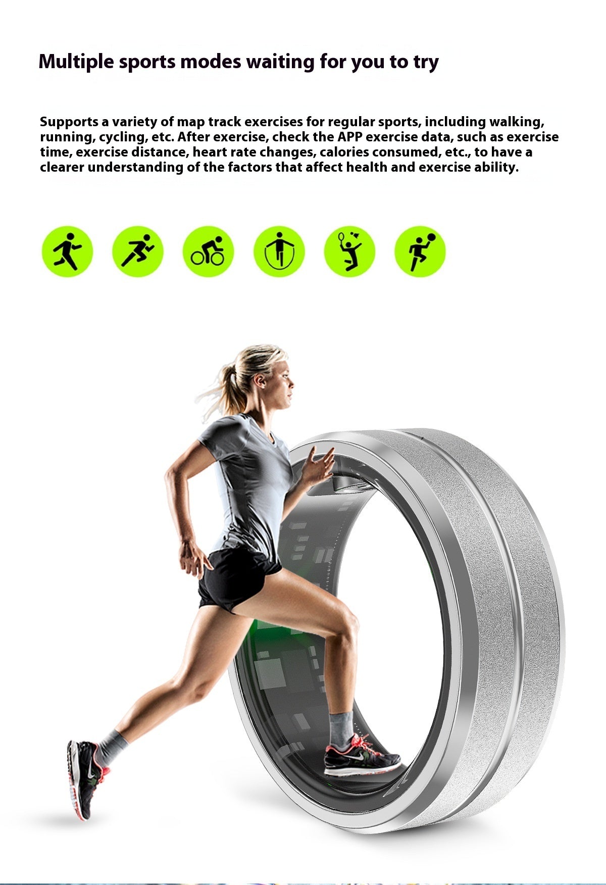 Alternate view: Women's smart ring