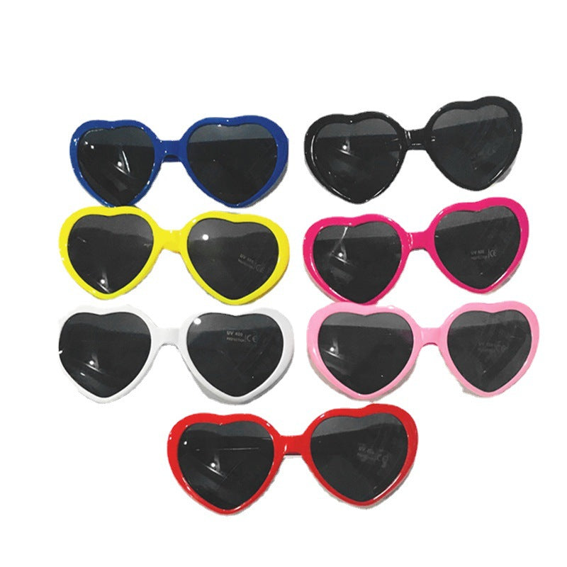 Women's heart light sunglasses