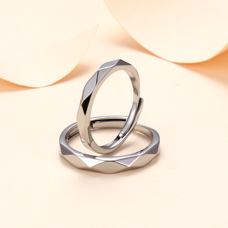 Unisex angular ring