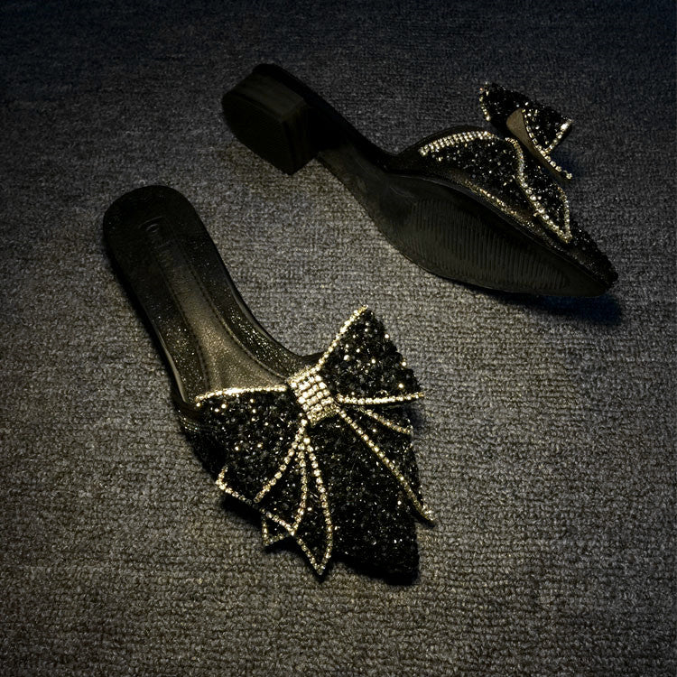 Alternate view: Women's rhinestone bow sandals