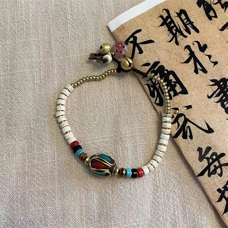 Alternate view: Women's retro bead bracelet