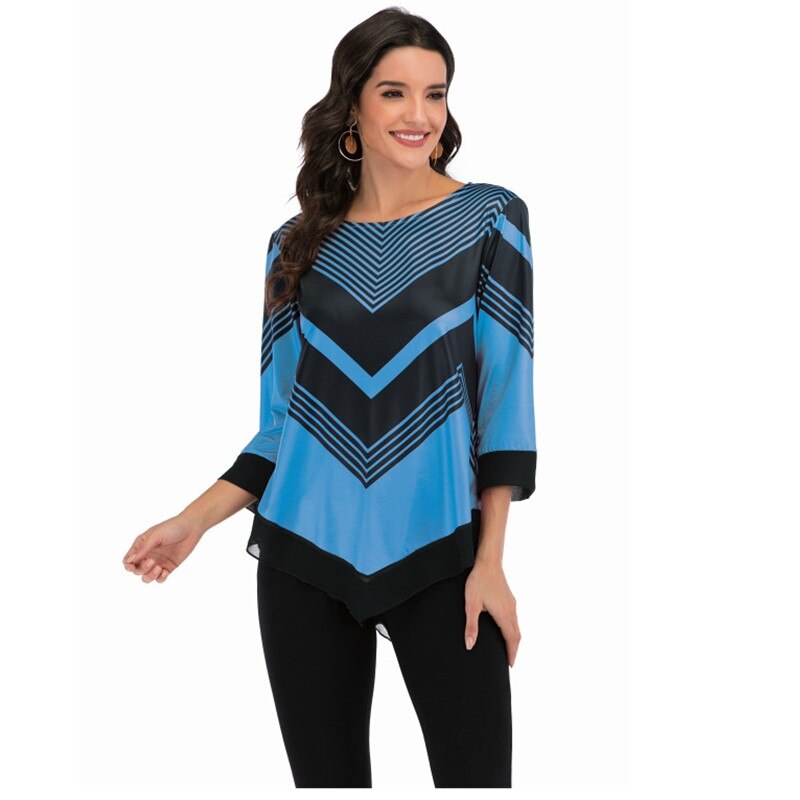 Alternate view: Women's floral print blouse