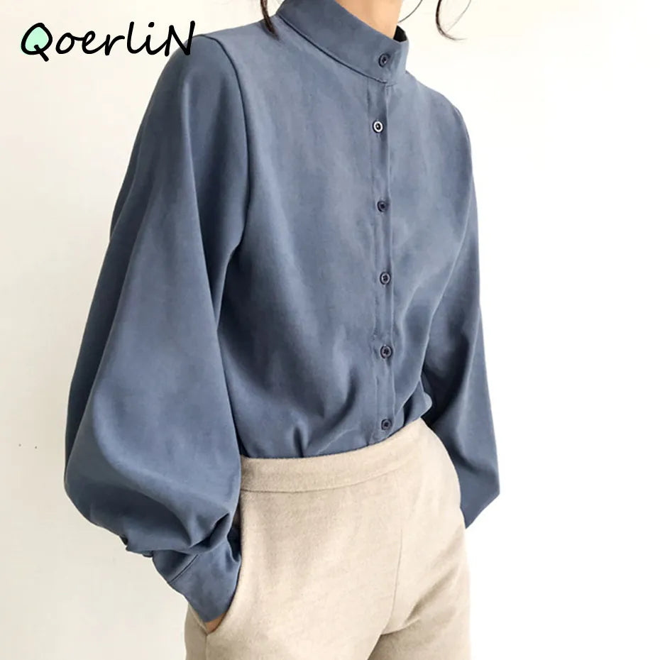 Alternate view: Women's modern office blouse