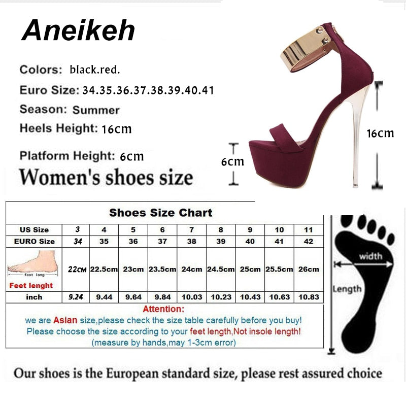 Women's 16cm high heel party shoes