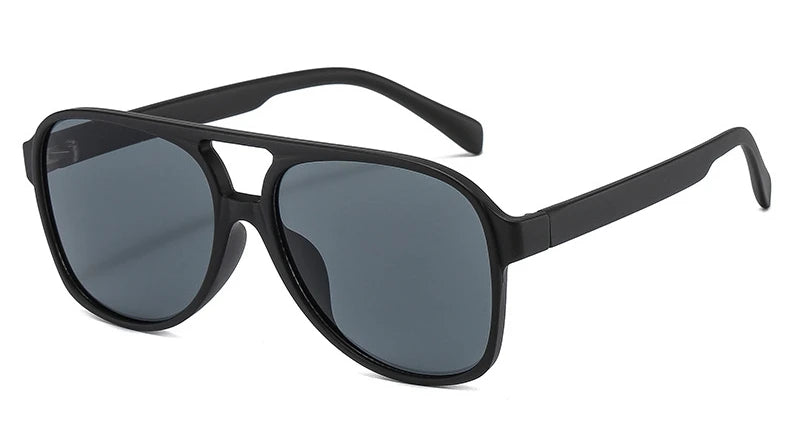 Alternate view: Unisex oversized pilot sunglasses