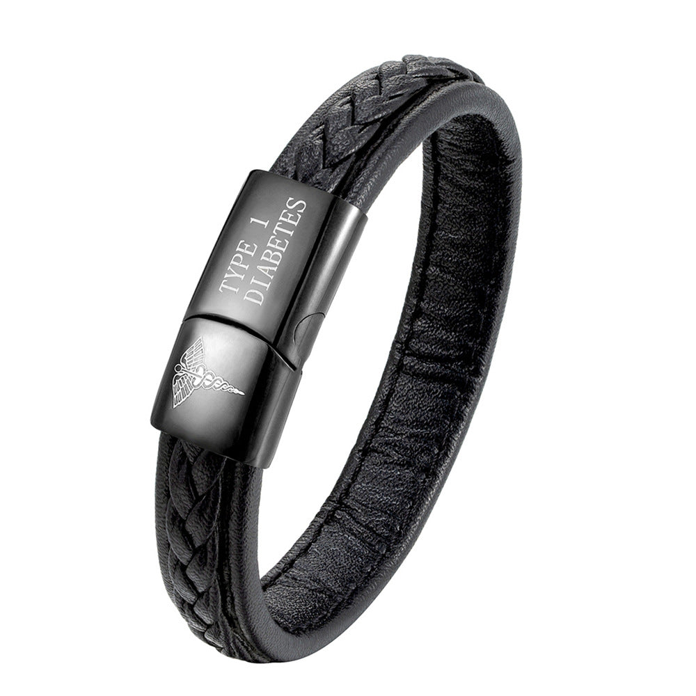 Unisex emergency ID bracelet