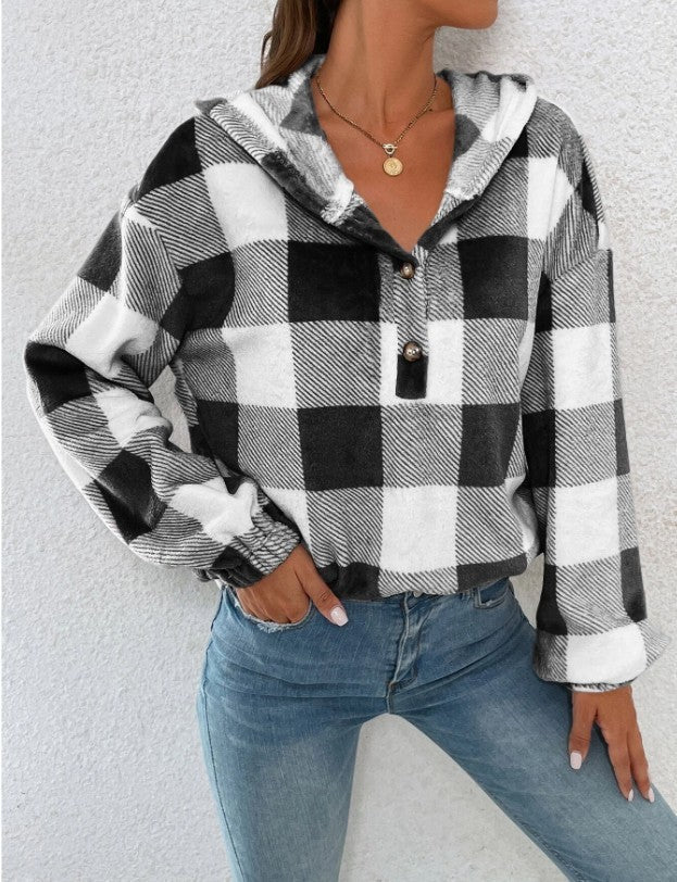 Women's black casual sweater