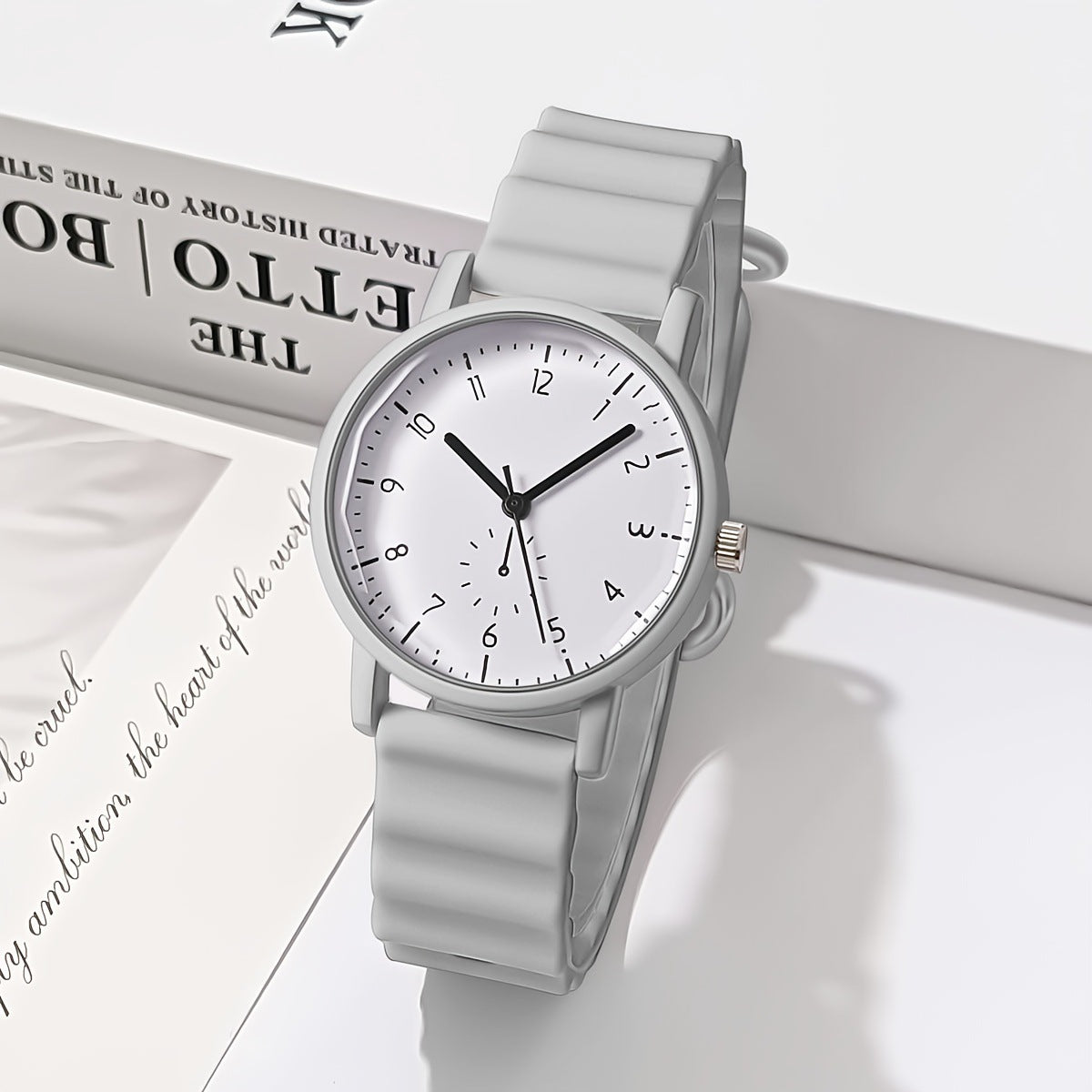 Women's gray jelly watch