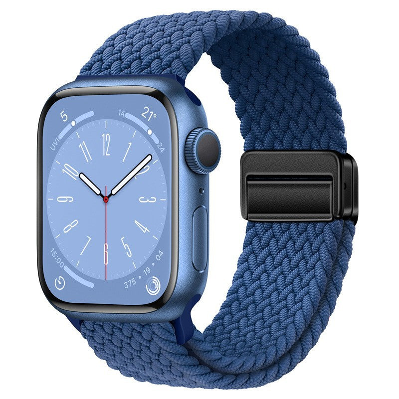Unisex nylon braided stretch strap