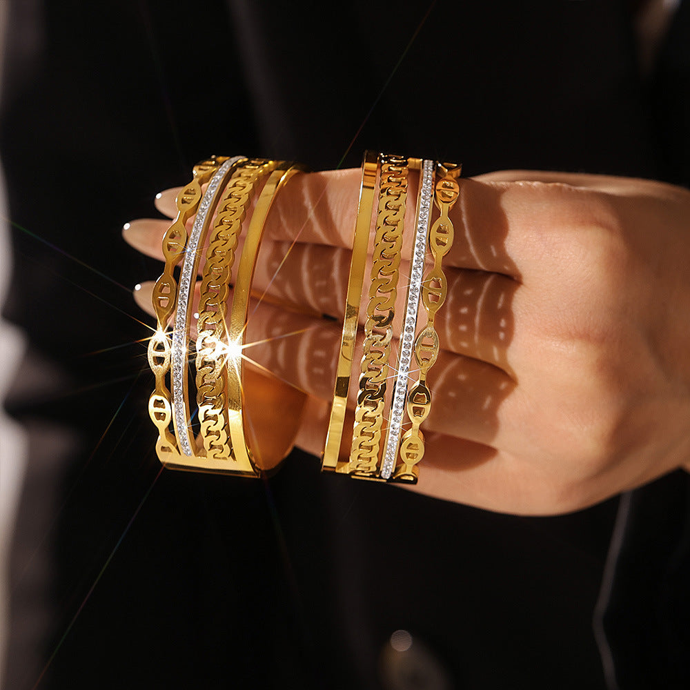 Alternate view: Women's rhinestone bracelet