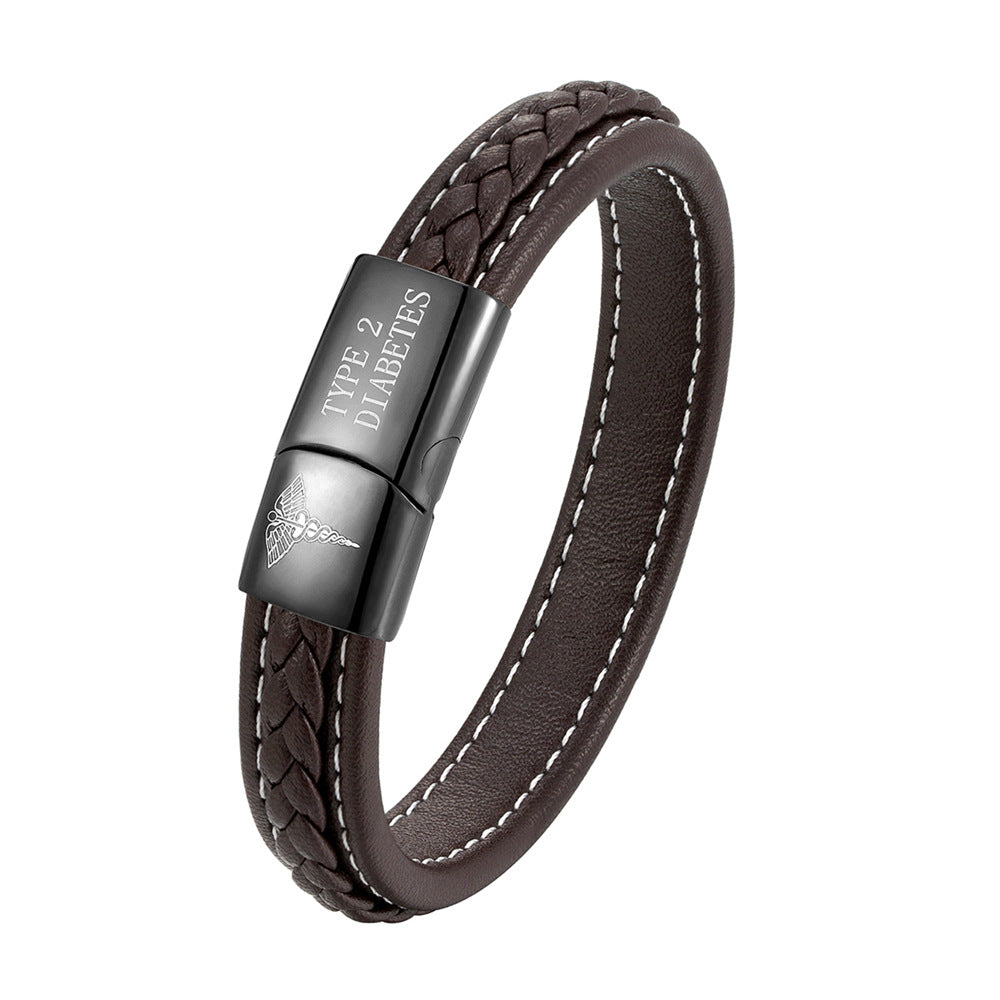 Unisex emergency ID bracelet